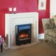 Rotherby 131 Aparelho eléctrico encastrado numa lareira decorativa 2KW